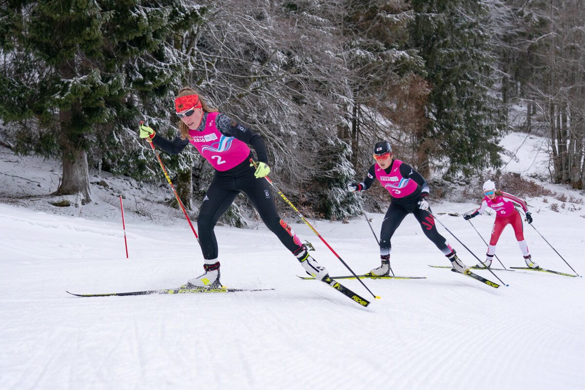 Olympische Jugendspiele Lausanne 2020: Nordische Kombination: Jenny Nowak (Foto: Olympic Information Service)